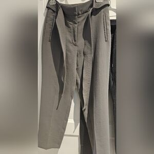 Womens Wilfred Grey Dress Pants With Belt